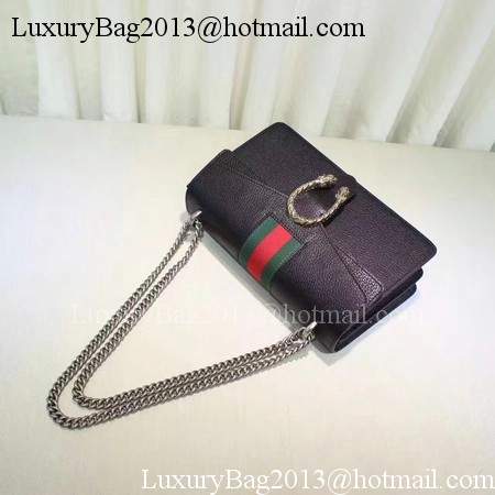 Gucci Dionysus Leather Shoulder Bag 400249 Black Gucci Dionysus Leather Shoulder Bag 400249 Black