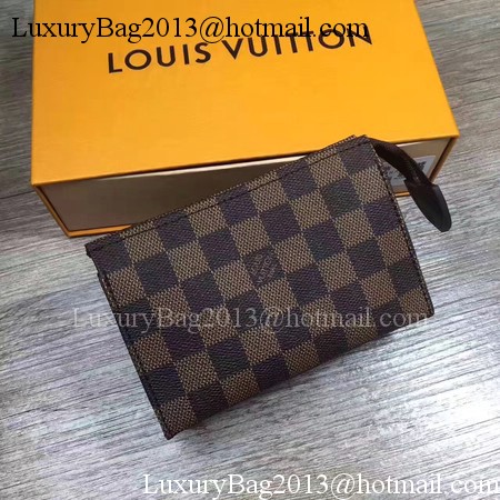 Louis Vuitton Damier Ebene Canvas TOILETRY POUCH 15 M47546 Louis Vuitton Damier Ebene Canvas TOILETRY POUCH 15 M47546