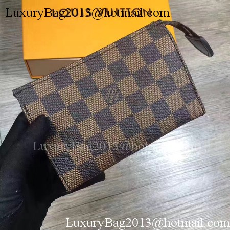 Louis Vuitton Damier Ebene Canvas TOILETRY POUCH 15 M47546 Louis Vuitton Damier Ebene Canvas TOILETRY POUCH 15 M47546