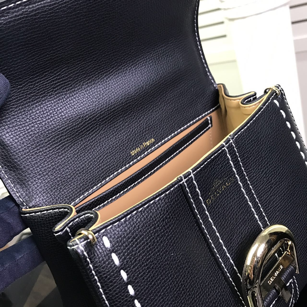 Delvaux Calfskin Leather Tote Bag 17821 Black Delvaux Calfskin Leather Tote Bag 17821 Black