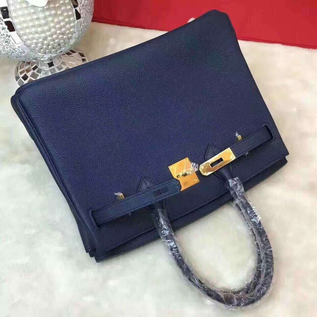 Hermes Birkin Bag Original Leather 17825 Blue Hermes Birkin Bag Original Leather 17825 Blue