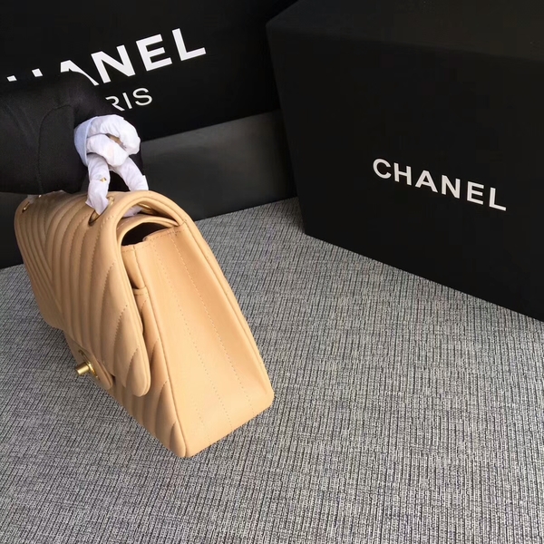 Chanel Flap Shoulder Bags Camel Original Sheepskin CF1112 Gold Chanel Flap Shoulder Bags Camel Original Sheepskin CF1112 Gold