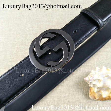 Gucci 38mm Leather Belt GG57049 Black Gucci 38mm Leather Belt GG57049 Black