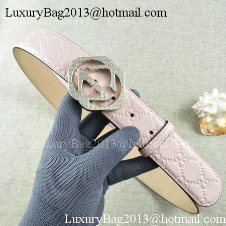 Gucci 38mm Leather Belt GG57098 Pink Gucci 38mm Leather Belt GG57098 Pink