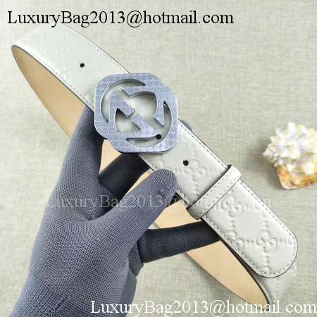 Gucci 38mm Leather Belt GG57098 White Gucci 38mm Leather Belt GG57098 White