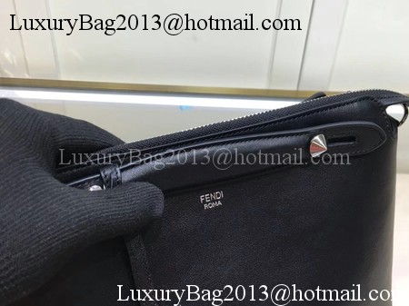 Fendi BY THE WAY Bag Original Calfskin Leather F2689 Black Fendi BY THE WAY Bag Original Calfskin Leather F2689 Black