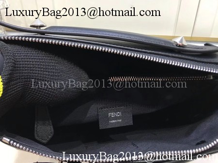 Fendi BY THE WAY Bag Original Calfskin Leather F2689 Black Fendi BY THE WAY Bag Original Calfskin Leather F2689 Black