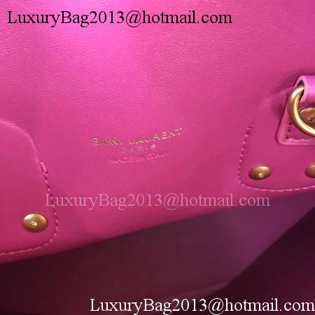 Yves Saint Laurent Classic Sac De Jour Bag Smooth Leather Y398709 Black&Rose Yves Saint Laurent Classic Sac De Jour Bag Smooth Leather Y398709 Black&Rose