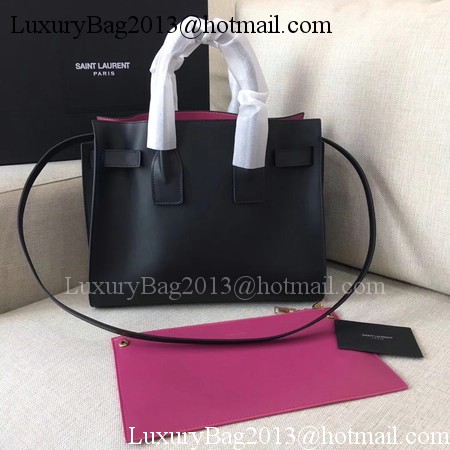 Yves Saint Laurent Classic Sac De Jour Bag Smooth Leather Y398709 Black&Rose Yves Saint Laurent Classic Sac De Jour Bag Smooth Leather Y398709 Black&Rose