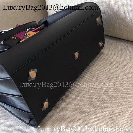 Yves Saint Laurent Classic Sac De Jour Bag Smooth Leather Y398709 Black&Rose Yves Saint Laurent Classic Sac De Jour Bag Smooth Leather Y398709 Black&Rose