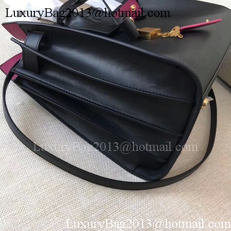 Yves Saint Laurent Classic Sac De Jour Bag Smooth Leather Y398709 Black&Rose Yves Saint Laurent Classic Sac De Jour Bag Smooth Leather Y398709 Black&Rose