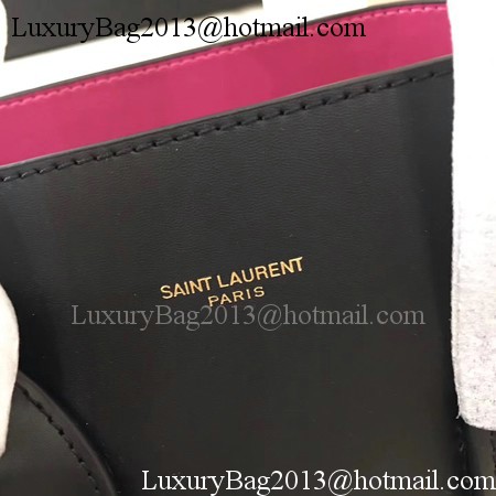 Yves Saint Laurent Classic Sac De Jour Bag Smooth Leather Y398709 Black&Rose Yves Saint Laurent Classic Sac De Jour Bag Smooth Leather Y398709 Black&Rose