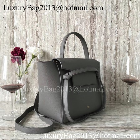 Celine Belt mini Bag Original Leather C98310 Deep Grey Celine Belt mini Bag Original Leather C98310 Deep Grey