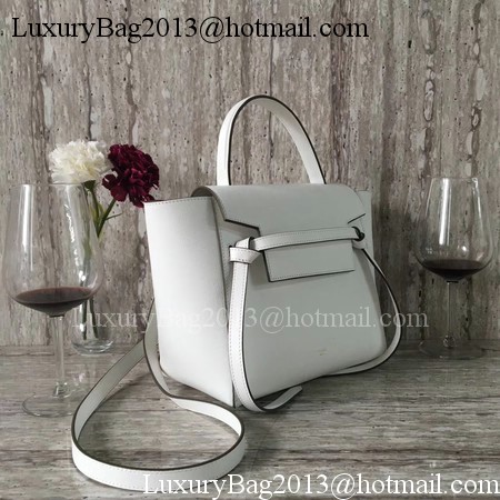 Celine Belt mini Bag Original Leather C98310 White Celine Belt mini Bag Original Leather C98310 White