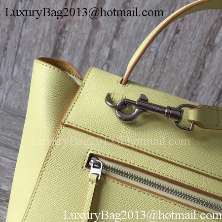 Celine Belt mini Bag Original Leather C98310 Yellow Celine Belt mini Bag Original Leather C98310 Yellow