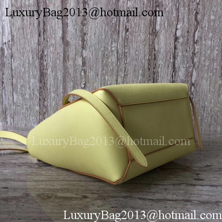 Celine Belt mini Bag Original Leather C98310 Yellow Celine Belt mini Bag Original Leather C98310 Yellow