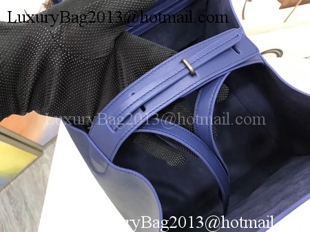 Celine Luggage Phantom Tote Bag Calfskin Leather CT3372 Blue Celine Luggage Phantom Tote Bag Calfskin Leather CT3372 Blue
