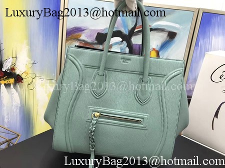 Celine Luggage Phantom Tote Bag Calfskin Leather CT3372 Green Celine Luggage Phantom Tote Bag Calfskin Leather CT3372 Green