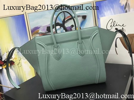 Celine Luggage Phantom Tote Bag Calfskin Leather CT3372 Green Celine Luggage Phantom Tote Bag Calfskin Leather CT3372 Green