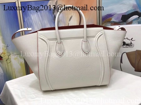 Celine Luggage Phantom Tote Bag Calfskin Leather CT3372 OffWhite Celine Luggage Phantom Tote Bag Calfskin Leather CT3372 OffWhite