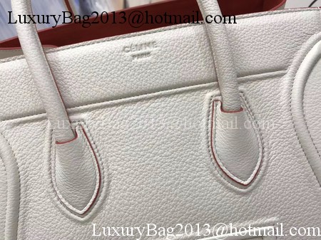 Celine Luggage Phantom Tote Bag Calfskin Leather CT3372 OffWhite Celine Luggage Phantom Tote Bag Calfskin Leather CT3372 OffWhite