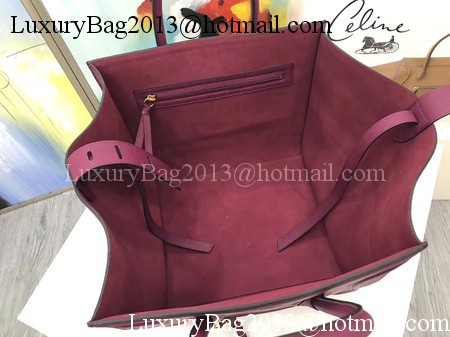 Celine Luggage Phantom Tote Bag Calfskin Leather CT3372 Wine Celine Luggage Phantom Tote Bag Calfskin Leather CT3372 Wine