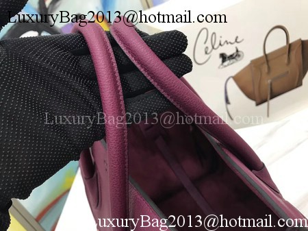 Celine Luggage Phantom Tote Bag Calfskin Leather CT3372 Wine Celine Luggage Phantom Tote Bag Calfskin Leather CT3372 Wine
