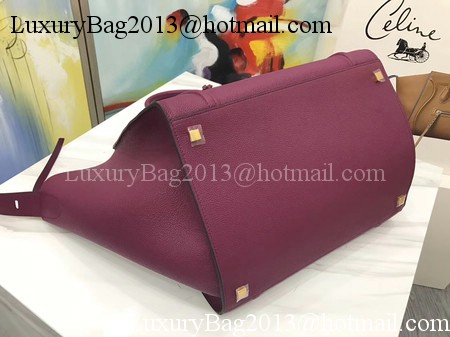 Celine Luggage Phantom Tote Bag Calfskin Leather CT3372 Wine Celine Luggage Phantom Tote Bag Calfskin Leather CT3372 Wine
