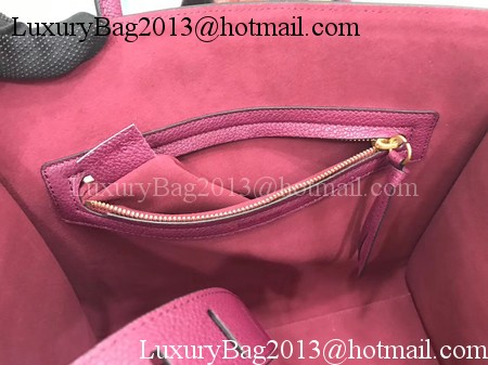 Celine Luggage Phantom Tote Bag Calfskin Leather CT3372 Wine Celine Luggage Phantom Tote Bag Calfskin Leather CT3372 Wine