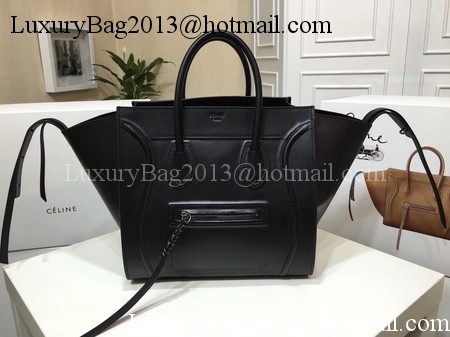 Celine Luggage Phantom Tote Bag Smooth Leather CT3372 Black Celine Luggage Phantom Tote Bag Smooth Leather CT3372 Black