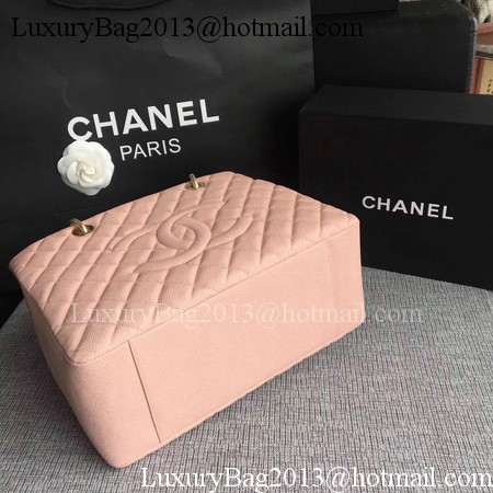 Chanel LE Boy Grand Shopping Tote Bag GST Pink Cannage Pattern A50995 Gold Chanel LE Boy Grand Shopping Tote Bag GST Pink Cannage Pattern A50995 Gold