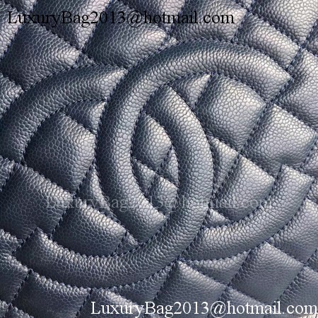 Chanel LE Boy Grand Shopping Tote Bag GST Royal Cannage Pattern A50995 Silver