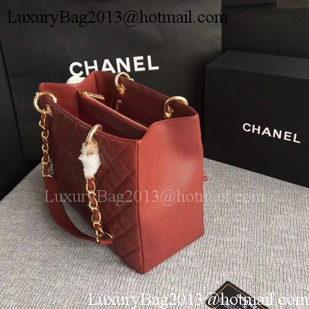 Chanel LE Boy Grand Shopping Tote Bag GST Wine Cannage Pattern A50995 Gold Chanel LE Boy Grand Shopping Tote Bag GST Wine Cannage Pattern A50995 Gold