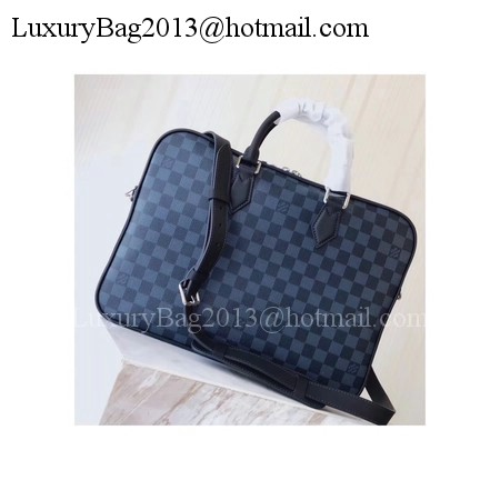 Louis Vuitton Damier Cobalt Canvas DANDY BRIEFCASE N63298 Louis Vuitton Damier Cobalt Canvas DANDY BRIEFCASE N63298