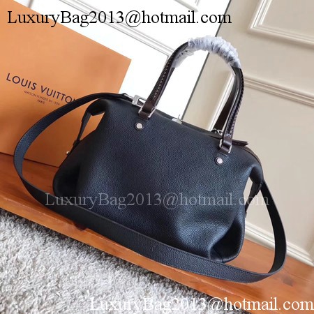 Louis Vuitton Mahina Leather ASTERIA Bag M54672 Black Louis Vuitton Mahina Leather ASTERIA Bag M54672 Black