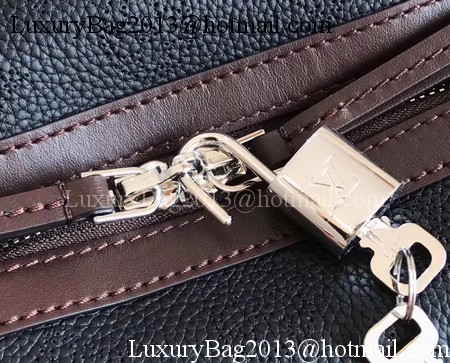 Louis Vuitton Mahina Leather ASTERIA Bag M54672 Black Louis Vuitton Mahina Leather ASTERIA Bag M54672 Black