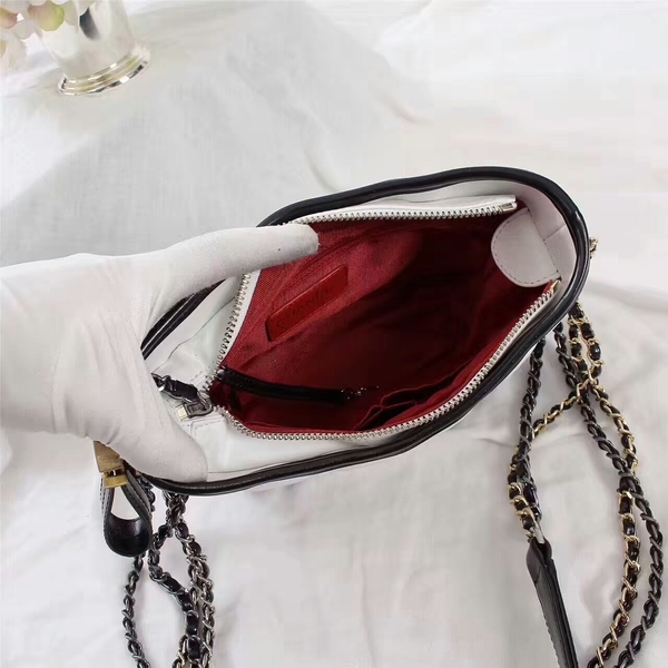 Chanel Gabrielle Calfskin Leather Shoulder Bag 8122A White Chanel Gabrielle Calfskin Leather Shoulder Bag 8122A White