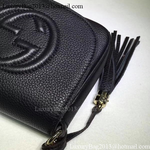 Gucci Soho Chain Shoulder Bag Calfskin Leather 323190 Black Gucci Soho Chain Shoulder Bag Calfskin Leather 323190 Black