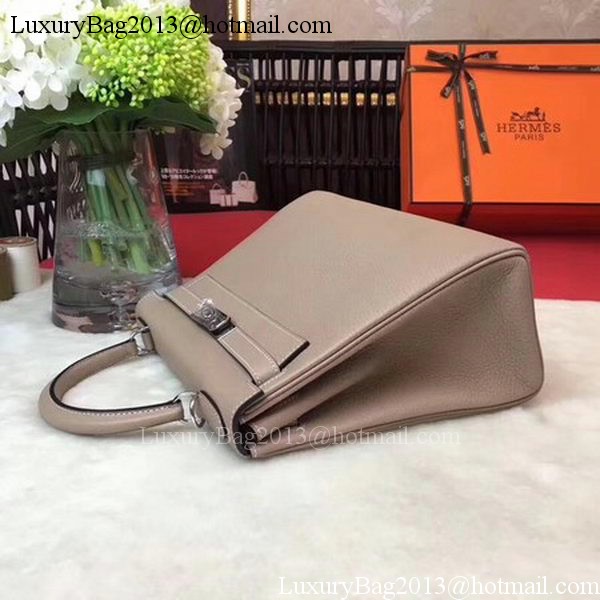 Hermes Kelly 32cm Shoulder Bag Grey TOGO Leather KY32 Silver Hermes Kelly 32cm Shoulder Bag Grey TOGO Leather KY32 Silver