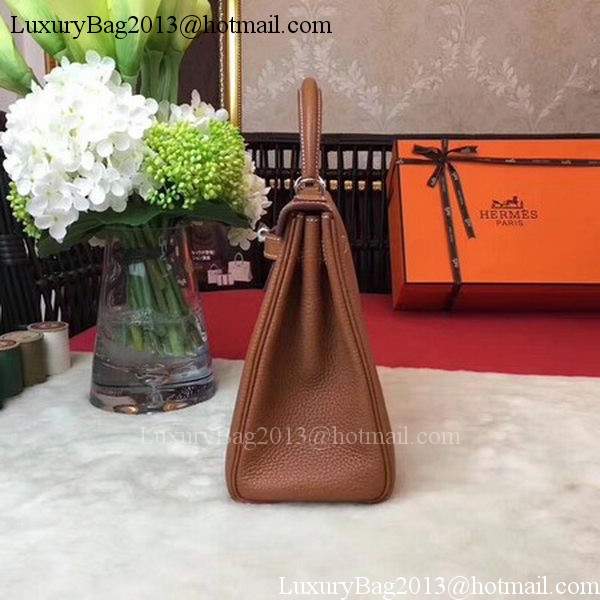 Hermes Kelly 32cm Shoulder Bag Wheat TOGO Leather KY32 Silver Hermes Kelly 32cm Shoulder Bag Wheat TOGO Leather KY32 Silver