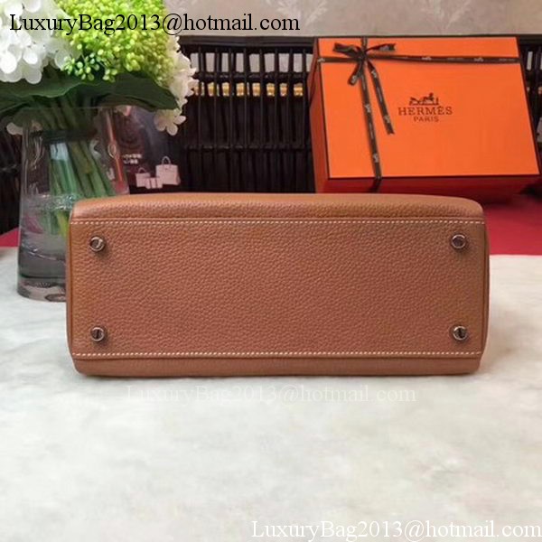 Hermes Kelly 32cm Shoulder Bag Wheat TOGO Leather KY32 Silver Hermes Kelly 32cm Shoulder Bag Wheat TOGO Leather KY32 Silver