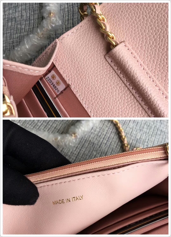 Boy Chanel WOC Flap Bag Original Calfskin Leather CHA6040 Pink Boy Chanel WOC Flap Bag Original Calfskin Leather CHA6040 Pink