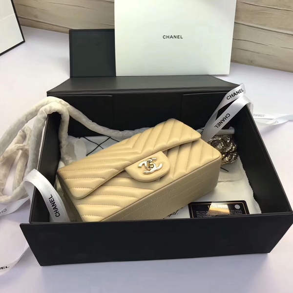 Chanel Classic Flap Bags Camel Original Sheepskin Leather 1116 Gold Chanel Classic Flap Bags Camel Original Sheepskin Leather 1116 Gold