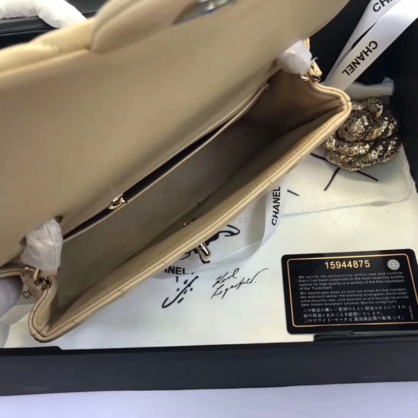 Chanel Classic Flap Bags Camel Original Sheepskin Leather 1116 Gold Chanel Classic Flap Bags Camel Original Sheepskin Leather 1116 Gold