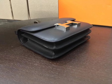 Hermes Constance Bag Original Calfskin Leather H9910 Black Hermes Constance Bag Original Calfskin Leather H9910 Black