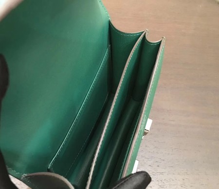 Hermes Constance Bag Original Calfskin Leather H9910 Green Hermes Constance Bag Original Calfskin Leather H9910 Green