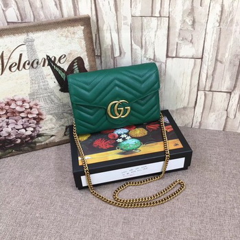 Gucci GG Marmont Bag 474575 Green