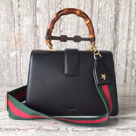 Gucci Dionysus Leather Top Handle Bag 448075 Black&Green&Red Gucci Dionysus Leather Top Handle Bag 448075 Black&Green&Red