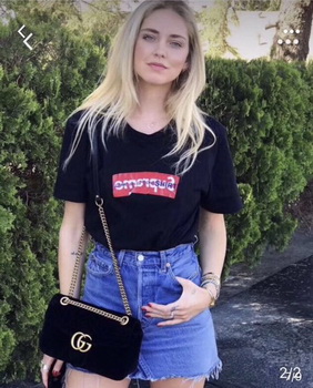 Gucci GG Marmont Chevron Velvet Shoulder Bag 443497 Black Gucci GG Marmont Chevron Velvet Shoulder Bag 443497 Black