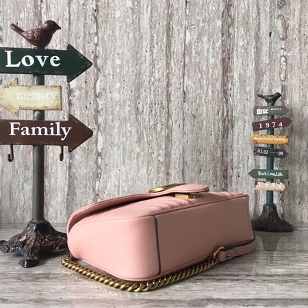 Gucci Now GG Marmont Matelasse Shoulder Bag 443496 Pink Gucci Now GG Marmont Matelasse Shoulder Bag 443496 Pink